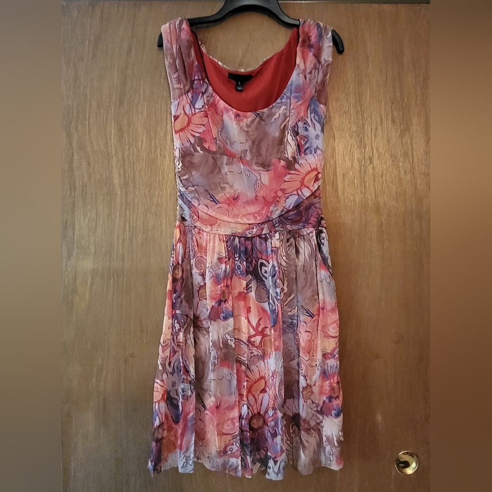 Weston Wear Red Dress With Pockets, Ladies L